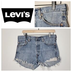 Levis 501 Button Fly‎ Cutoffs Size 32